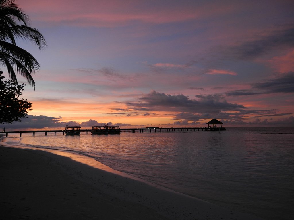 Sunset maledives